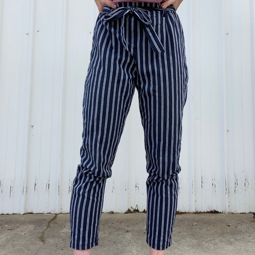 PacSun Striped Tie Pants